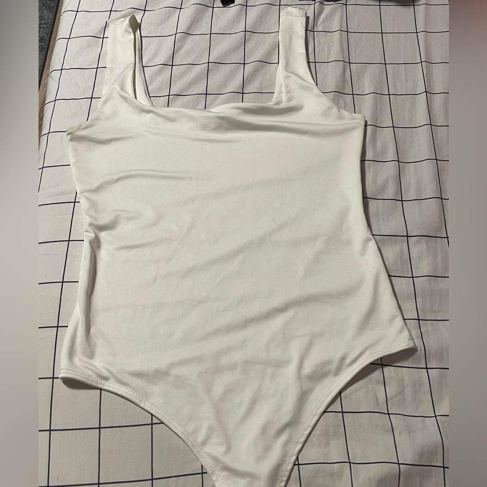 White One-Piece Swimsuit